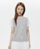 Ohesio Floral Two Tone T-Shirt, Gray
