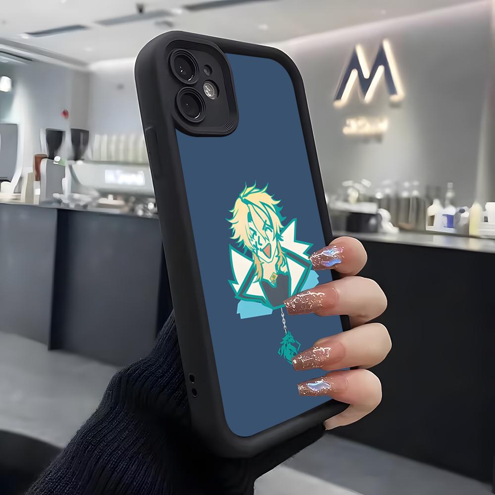 

Varka Genshin Impact Phone Case For IPhone Air 17 Pro Max 16 E 15 14 Pro Max 13 12 11 Mini Plus Soft Silicone Black Cover iPhone 16e