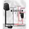 Black ABS Power Busbar Accessory Set for Honda Talon