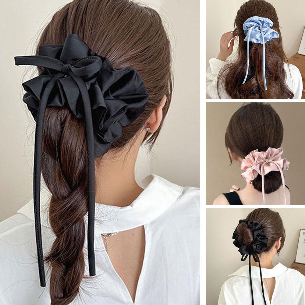 Headband with Satin Ribbon Bow