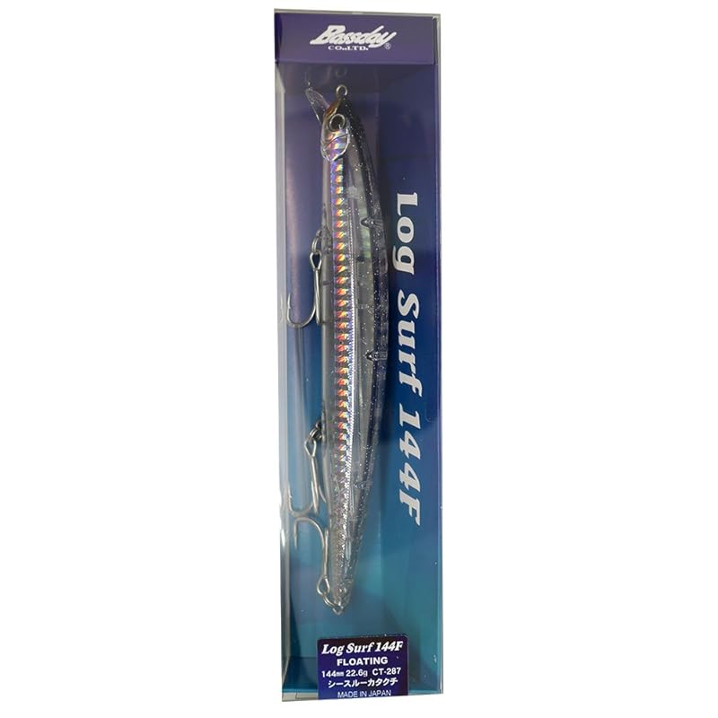 

Bassday minnow log surf 144F 144mm 22.4g See-through Katakuchi CT-287 lure