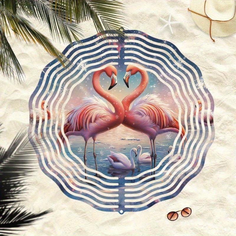 10 Inch Hanging Wind Spinner with 360 Degree Hook for Balcony Garden Decor Spring Summer Outdoor Decoration