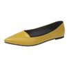 Spring new pointed toe foot cover casual commuting soft leather fashion single shoes women's tide