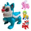 Colorful Projection Light Music Glowing Toy Cartoon Electronic Dancing Lion Dog Rabbit Toy