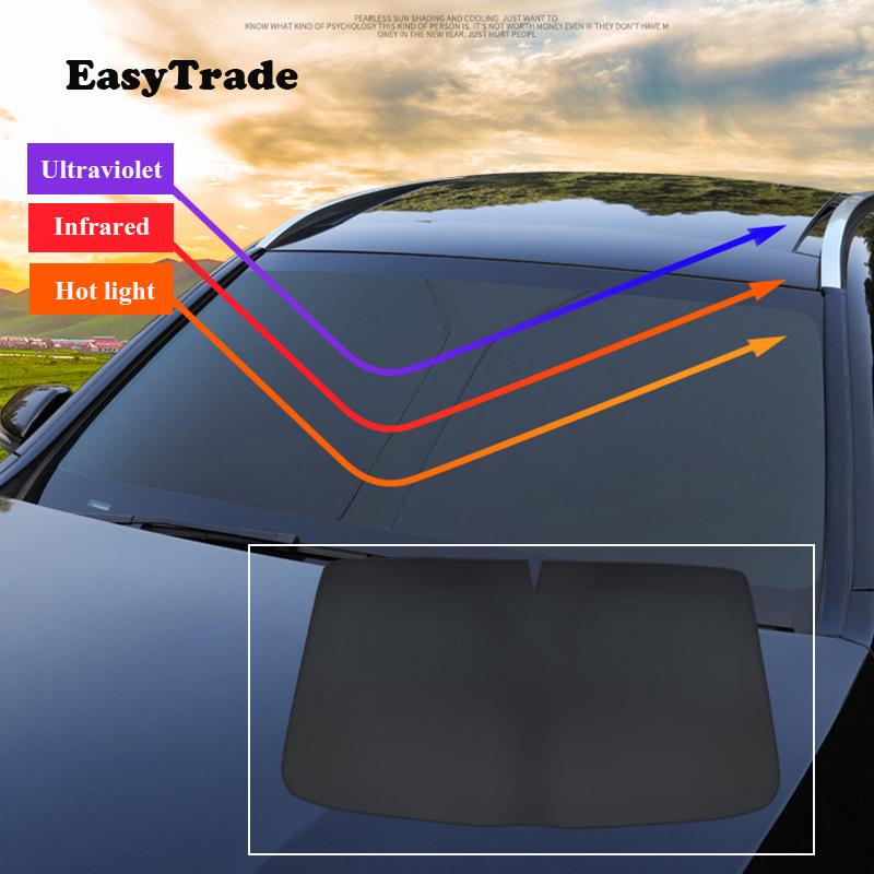For BYD Atto 3 Yuan Plus EV 2022 2023 Accessories Car Sunshade Front Windshield Curtain Sun Visor Sunscreen Heat