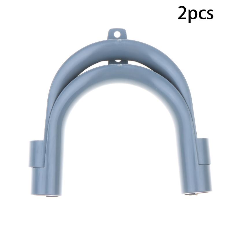 

2/3/5Pcs U-Shape Drain Hose Guide Assembly Fits All Drain Hose Washing Machine Discharge Hose Clip Hose Brackets 2Pcs