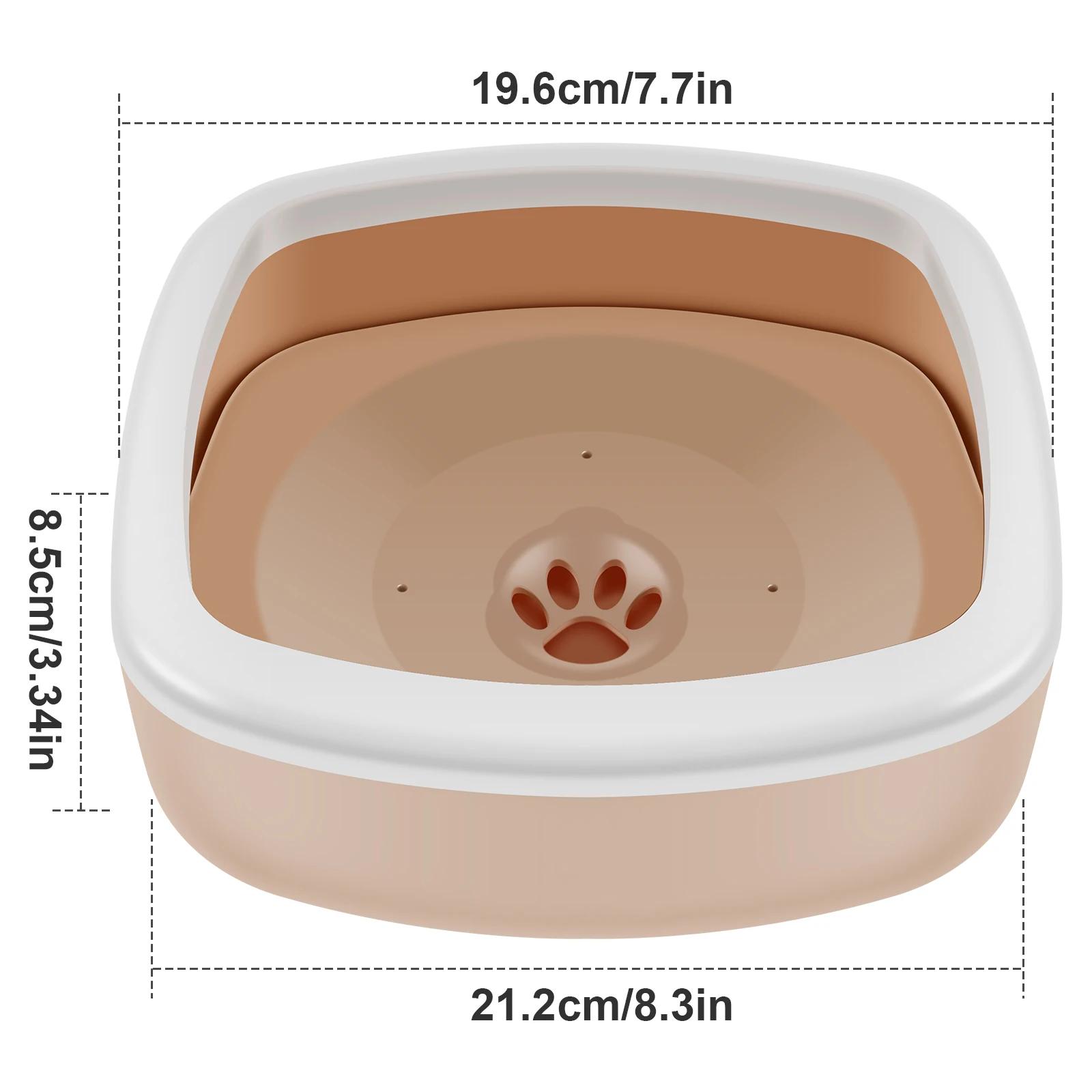 

Pet Water Bowl Anti-splash Dog Water Bowl 1L Large Capacity Pet Floating Bowl Detachable Drinking Water Feeder for Cats Dogs 1Pc рожевий