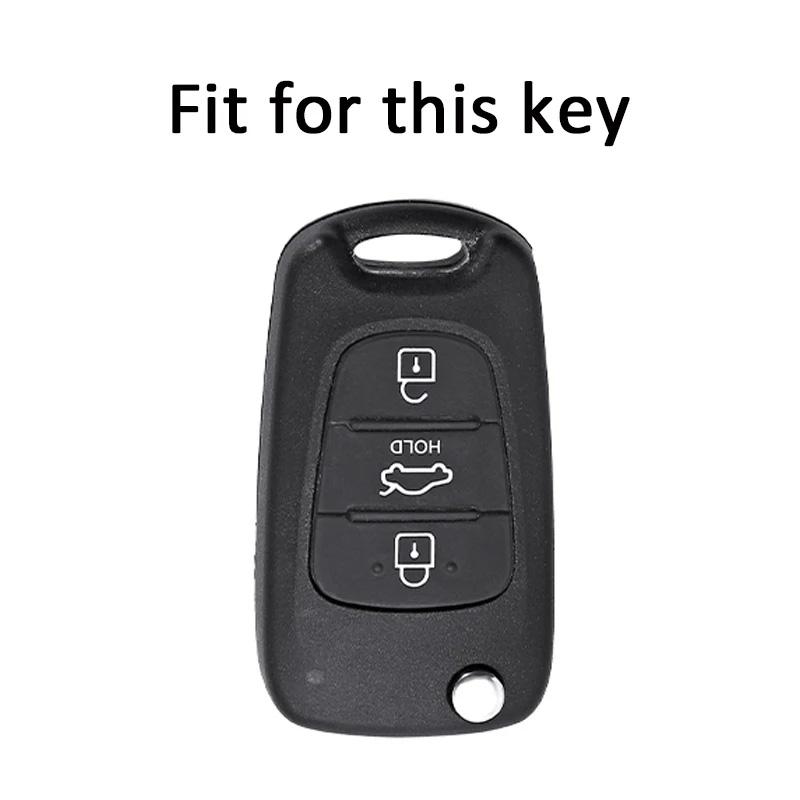 For Hyundai I20 I30 Ix20 Ix25 Ix35 Elantra Accent TPU Car Key Case Cover for KIA Sportage Rio 3 Soul Optima Ceed Pro K5 K2 Pride