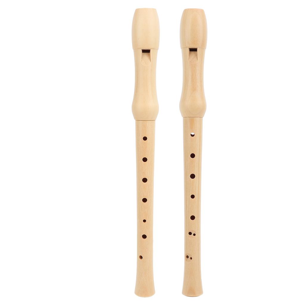 Soprano Recorder 8 Holes C Key Maple Wood Recorder Instrument for Children Beginner
