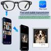 Smart Glasses Real-Time AI Translation Powered Assistant 8MP Camera  Photography 1080P Video Dual Mics Speakers Photochromic Lenses Bluetooth Calling
