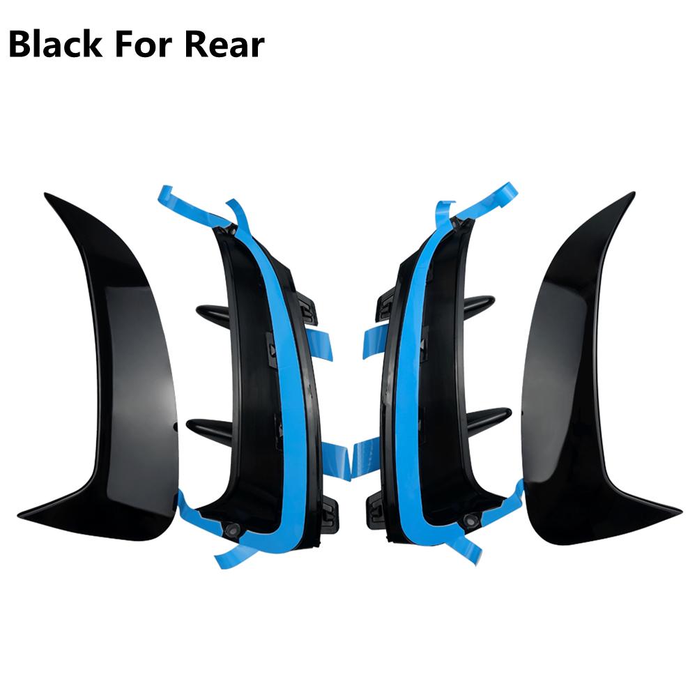 Front Rear Bumper Lip Fog Lamp Cover Chin Spoiler Splitter Body Kit Canards For Mercedes Benz W177 AMG Line A Class A200 A250 A35 2019