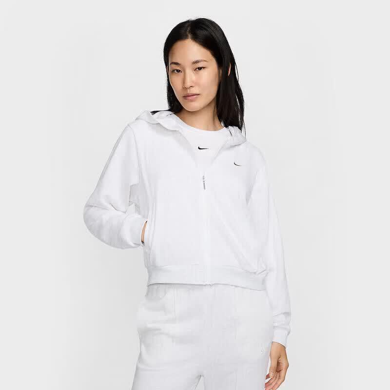 Nike Women s Sport Casual Hooded Knit Jacket FN2420-051 S