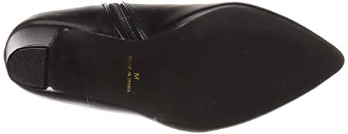 Liberty Doll 9014 Women's Pointed Toe Short Boots, Black PU, Size 23.0 cm, 2E