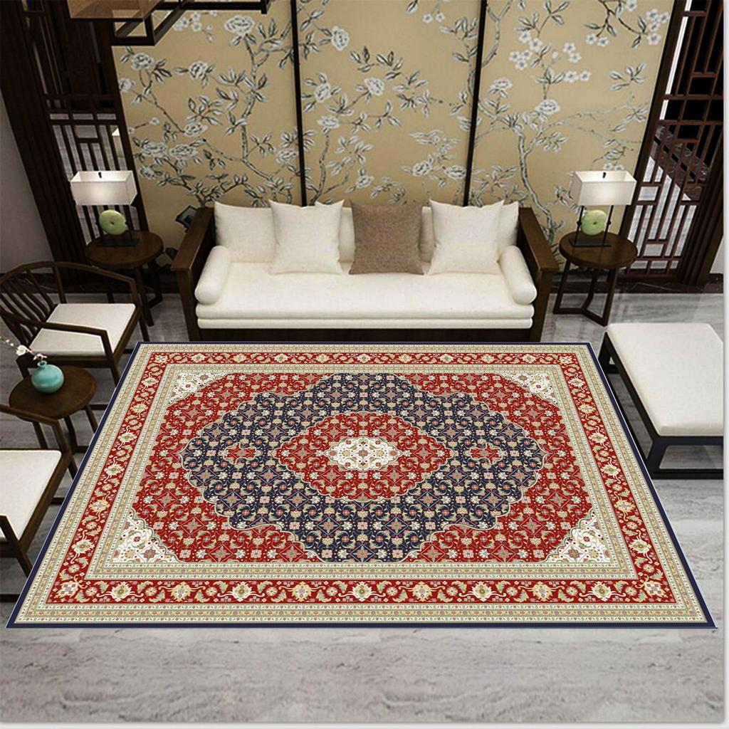 Jasne kolorowe dywany retro do salonu Oryginalne dywany do pokoju dziecięcego Duże dywaniki wejściowe Dekoracje pokoju Dywaniki stołowe