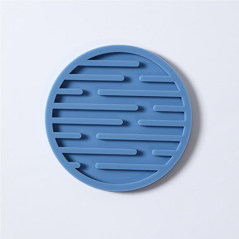 10cm Silicone Coaster Round Heat Resistant Rubber Coffee Cup Mat Tea Drink Mug Glass Beverage Holder Pad Decor Table Mat