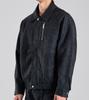 Button Seoul Regular Fit Vegan Leather Blouson Jacket (Black)