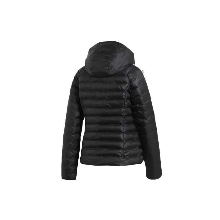 adidas Originals Three-stripe Hooded Puffer Jacket (Unisex) Puffer Jackets ED4784