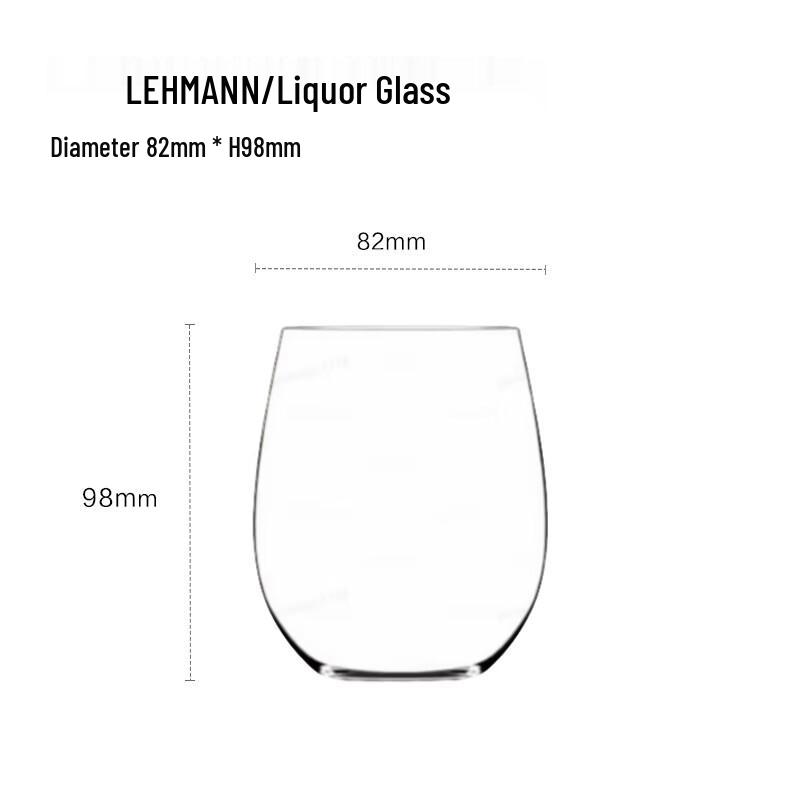 Lehmann N°7 360ml Lead-Free Crystal Spirit Glass
