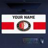 Custom Name,Feyenoord Mouse Pad, Large Gaming Desk Mat, Non-slip XXL Mousepad for Laptop & Tablet, Mini PC Playmat with Stitched Edges