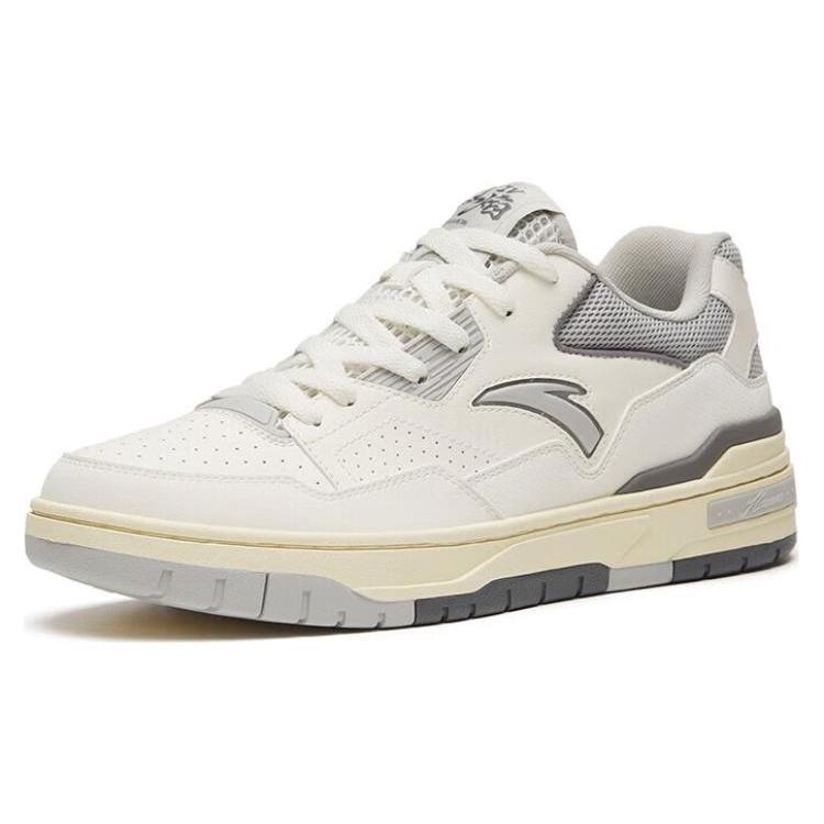 Anta Flame 4.0 Rutschfest Abriebfest Niedrig geschnitten Skateboard-Schuhe Herren Mikrochip-Grau 112328081-1