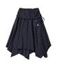 VENHIT Star Layered Skirt_Navy