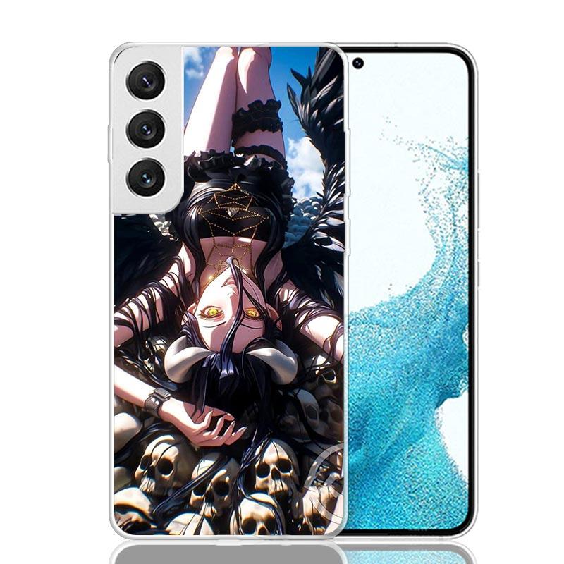 Albedo Overlord Anime Phone Case For Samsung Galaxy S26 S25 Edge S24 S23 FE S22 Ultra S21 Plus S20 + Fundas Cover Coque Galaxy S
