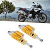 Pair 340mm Motorcycle Shock Absorber Rear Suspension Spring Universal for ATV SUVYellow