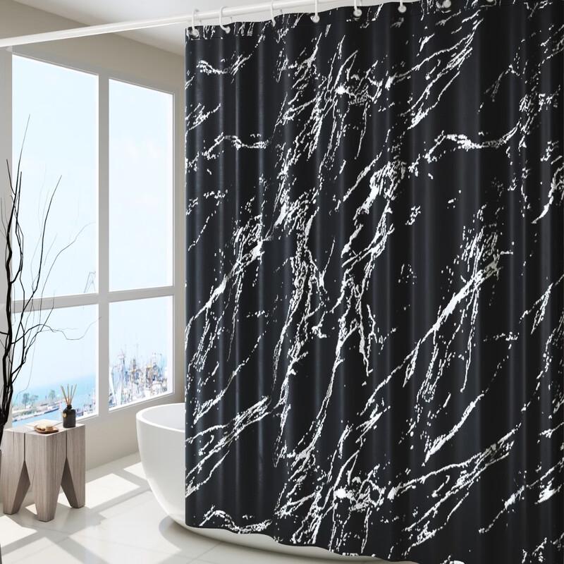 Yicang Punch-Free Waterproof Shower Curtain