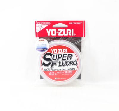 Yo Zuri Super Fluoro Fluorocarbon Vorfach 30yds 40lb 0,602mm R1490-NC (8687)