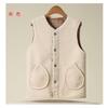 Women Fleece Vest Senior Thick Warm Sleeveless Waistcoat For Autumn Winter