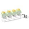 Colorful Design Cat Paw Squishy Keychain Smooth Texture KeyCap Keychain  Fun Play