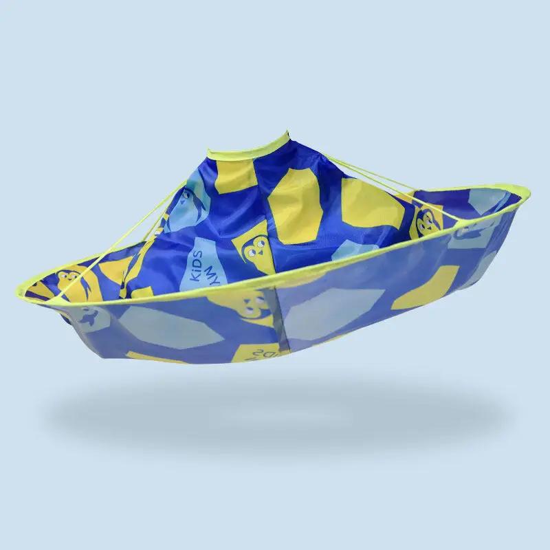 

Складной детский парикмахерский фартук Детский красочный плащ для стрижки волос Салонный парикмахерский плащ Ткань-зонт Аксессуар для парикмахерской