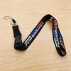 1pcs Black White Performance Emblem Lanyard Nylon Printing Logo Style Keychain For BMW M Performance E90 E60 E46 Car Accessories sdbf49