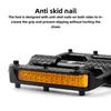 2 Pieces Bike Pedal Road Bicycles Bearing Anti-skid Pedals Waterproof Cycling Outdoor Replacement Part Reflective Riding