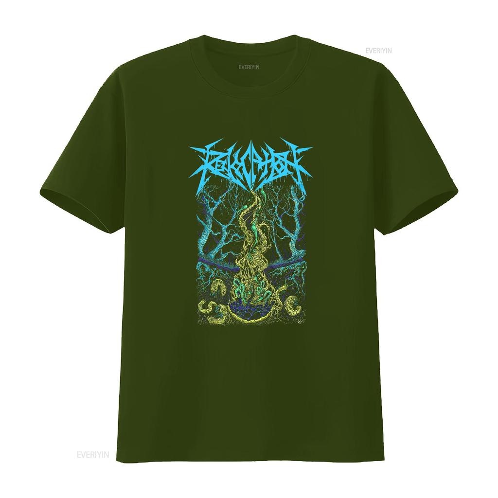 Revocation That Which Consumes All Things T Shirt Dark Fantasy Art Bold Design Perfect for Metal Fans vintage Washed Versatile
