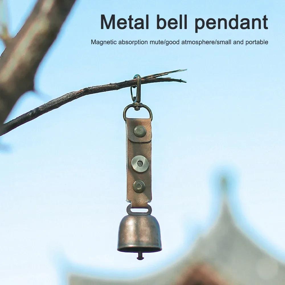 Outdoor Camping Bell Pendant Hook Design Jewelry Bell Keychain Pets Supplies Camping Tools Accessories for Atmosphere Decoration