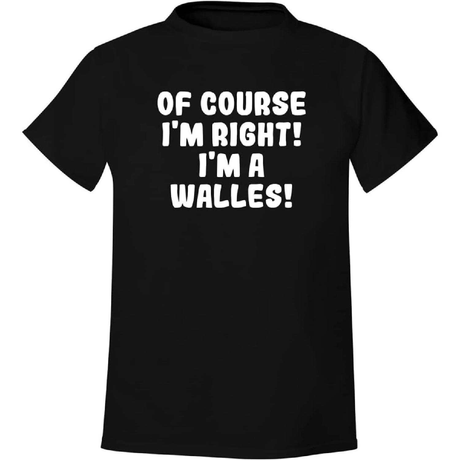 Of Course I m Right! I m A Walles! - Men s Soft & Comfortable T-Shirt S