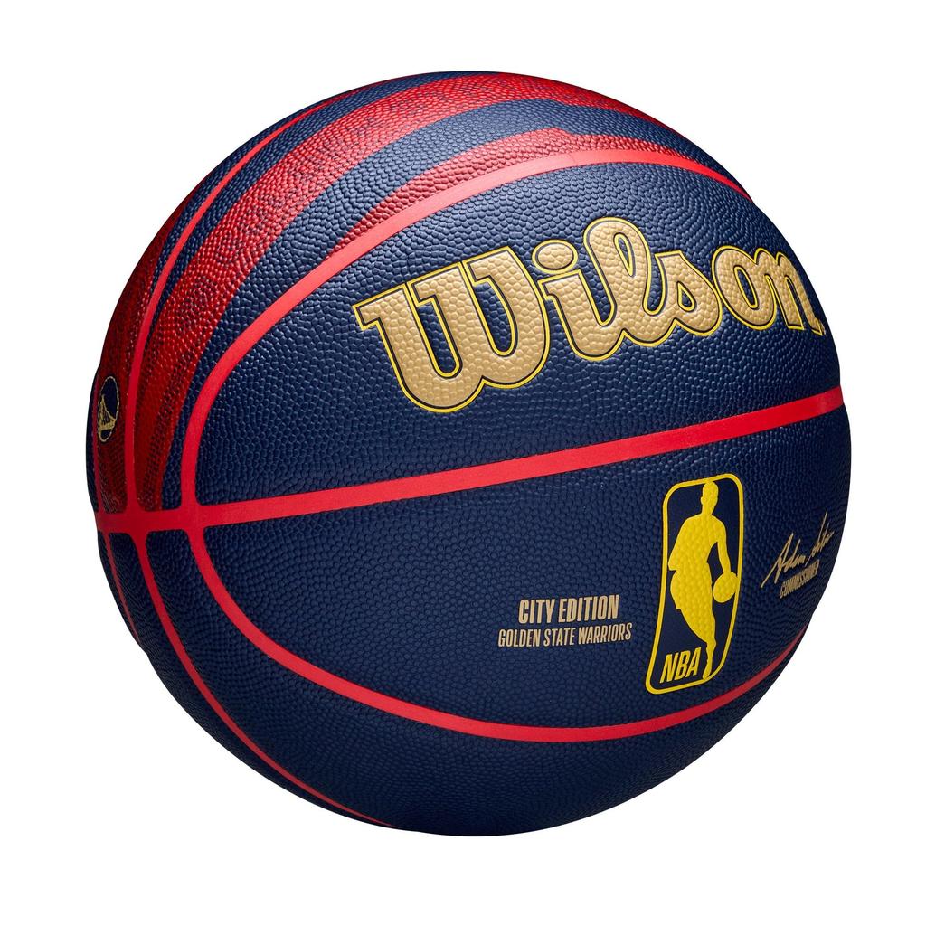 Wilson Basketball NBA TEAM City Collection Warriors WZ4033810XB7 7 Warriors Indoor/Outdoor Size No. / Diameter Approx. 24.5cm