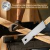 Japanese Hand Saw 6inch SK5 High Carbon Steel Double Edged Hand Saw Flexible Hand Pull Saw 14/17 TPI Woodworking Flush Cut Saw