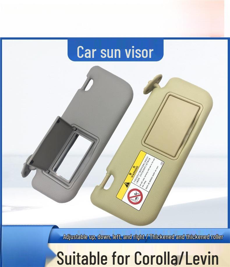 Toyota Corolla Levin 2014-2018 Sun Visor with Makeup Mirror and Sunshade