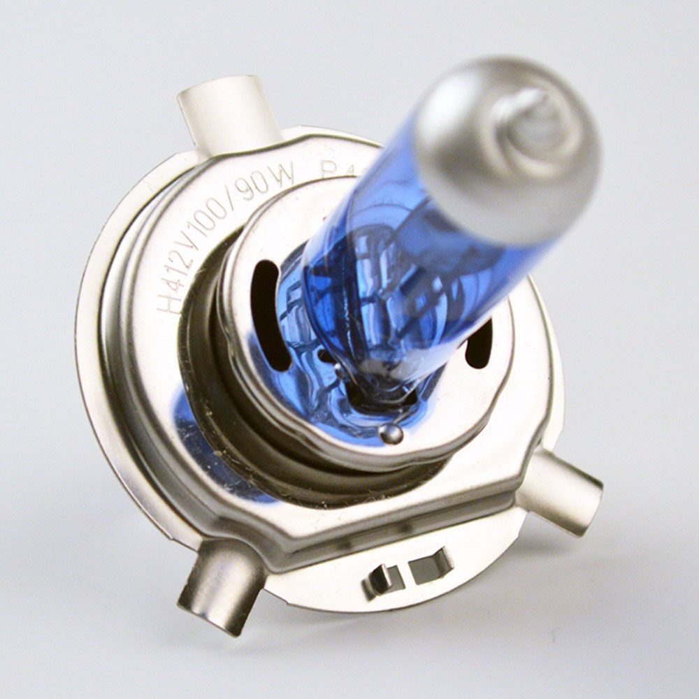 Glass 60/55W 2PCS Xenon Bulb H4/9003/HB2 Halogen Lamp Headlight