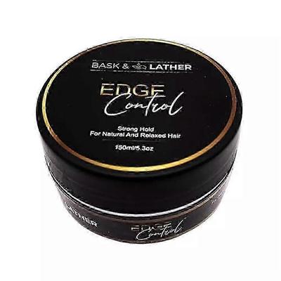 BASK LATHER Kontrola okrajů Vlasový gel Silná fixace, Gel na styling okrajů VLASŮ HORKÝ Nový z