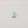 Sky Blue Topaz Gemstone Silver Pretty Ring, 925 Sterling Silver Handmade Ring For Anniversary Gift RR-86-9