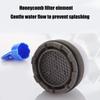 Aeratore per rubinetto di facile installazione con design in plastica resistente alla corrosione per aumentare la pressione dell'acqua e la filtrazione