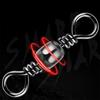 200Pcs Carbon Steel Swivels Fishing Line Connector Fishing Barrels Swivels Rolling Balls Bearing Fishing Swivels Enduring