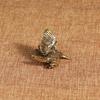 Brass Opening Wing Mini Eagle Bird Art Decoration Home Living Room Office Tea House Yoga Room Decoration Statue Sculpture Gift