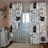 Curtains Popular Small Animal Head Simple Digital Printing High Density Blackout Curtains