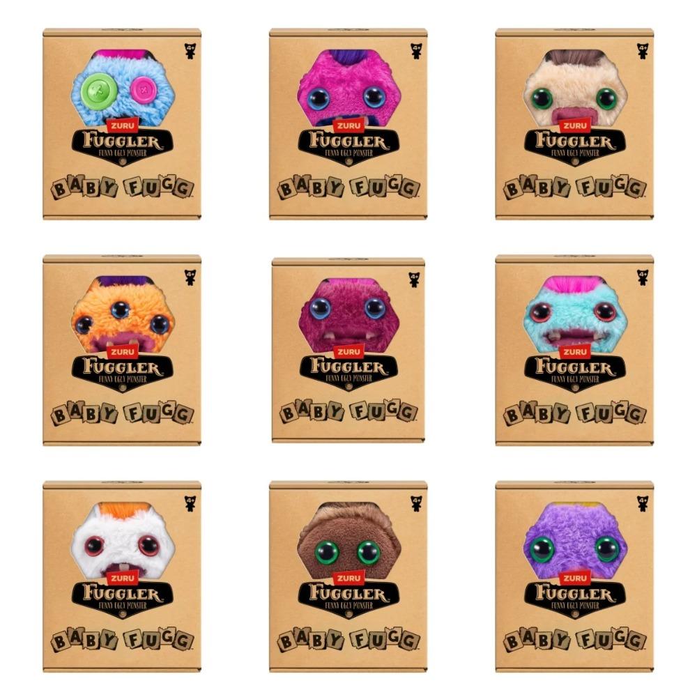 Fuggler Baby Monster Plush Toys Funny Ugly Wide-Eyed Monster Shy Guy Squishy Stuffed Animals Cute Peluche Doll Birthday Gifts