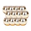 Vielseitige 12 Stück Elegante Goldene Kerzenhalter Teelichthalter Für Hochzeiten, Probeessen