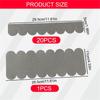 Roofing Felt Shingles Roof Felt for Bird House Roofing Felt Self-Adhesive 21 Pieces Mini Roof Shingles for Nesting Box